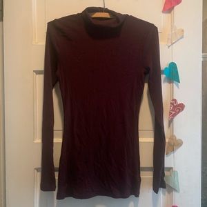 Plum Turtleneck